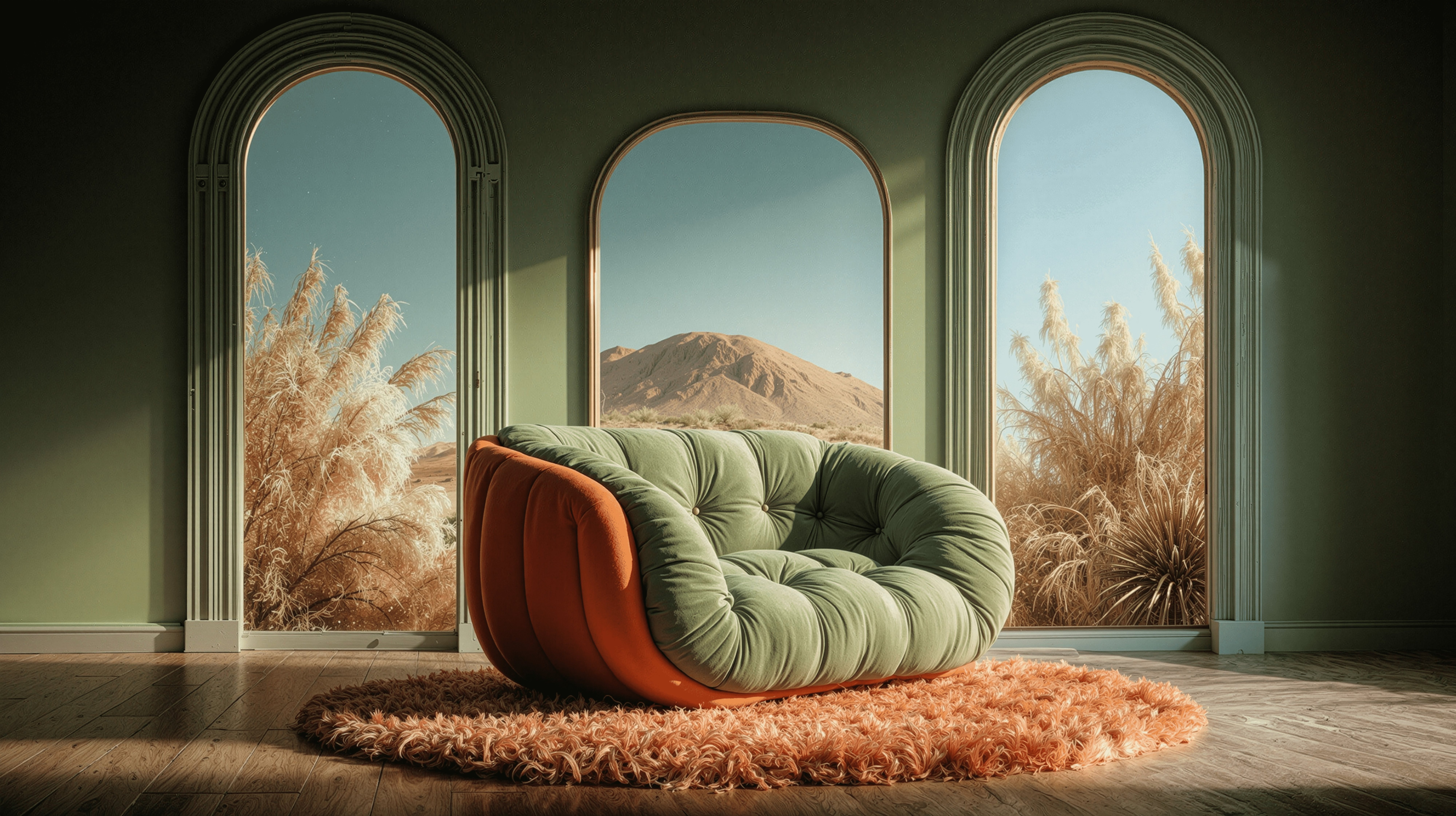 Pistachio interior scene